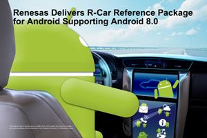 Renesas delivers R-Car reference package for Android supporting Android™ 8.0