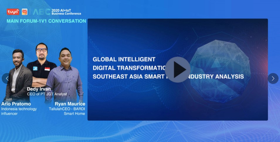 Tuya Smart kicks off inaugural AI+IoT Virtual Business Conference bringing together key industry leaders in the SEA IoT scene