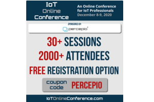 Inaugural IoT online conference launches backed by Percepio