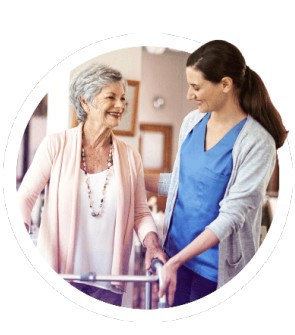nurse takes care of patient