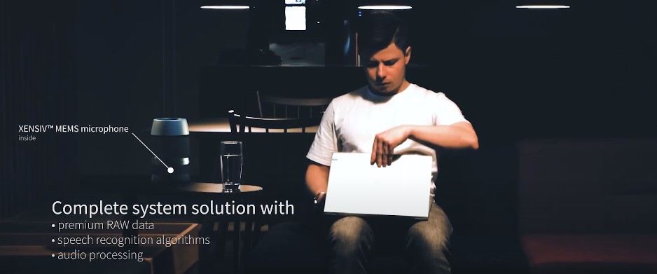 Smart speaker with Infineon XENSIV™ MEMS microphones