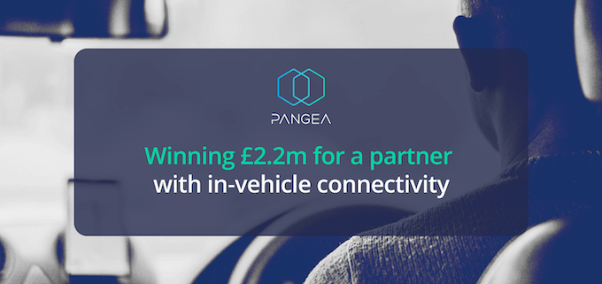 Winning £2.2m for a partner with in-vehicle connectivity