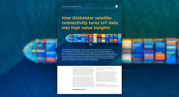 How Globalstar satellite connectivity turns IoT data into high value insights