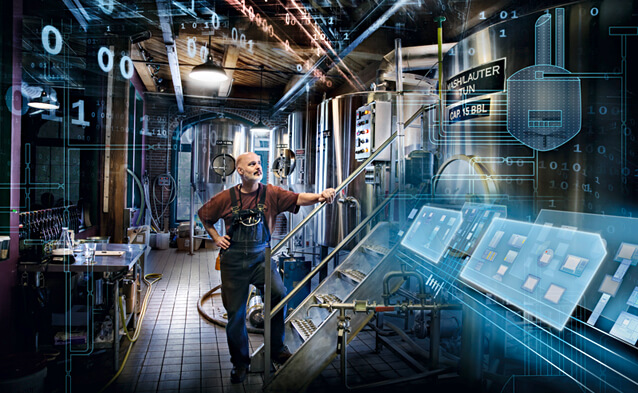 A man at industry