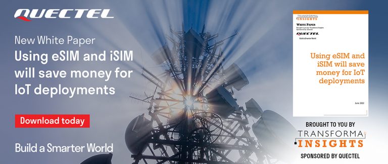 Using eSIM and iSIM will save money for IoT deployments