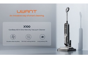 UWANT launches the X100 cordless all-in-one wet dry vacuum cleaner globally