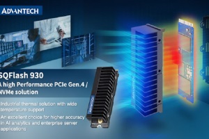 Advantech’s high-endurance NVMe gen. 4 SSD solutions, the SQFlash 930 and ER-1, deliver thermal efficiency to HPEC applications