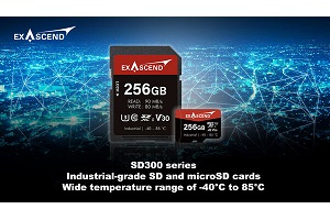 Exascend launches industrial-grade SD, microSD cards to meet growing IoT edge storage demand
