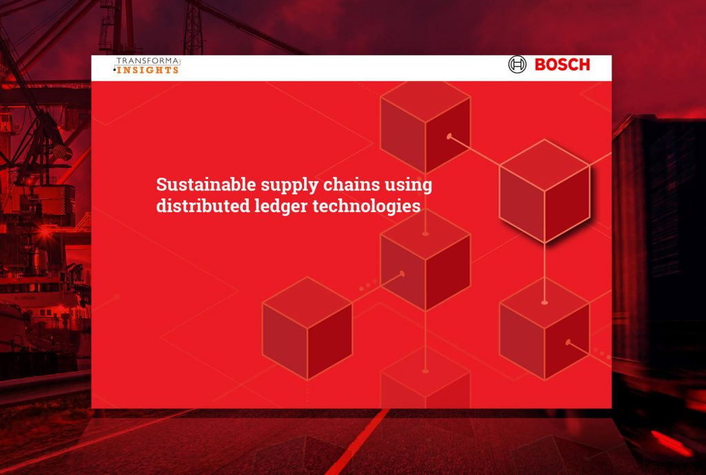 Sustainable supply chains using distributed ledger technologies