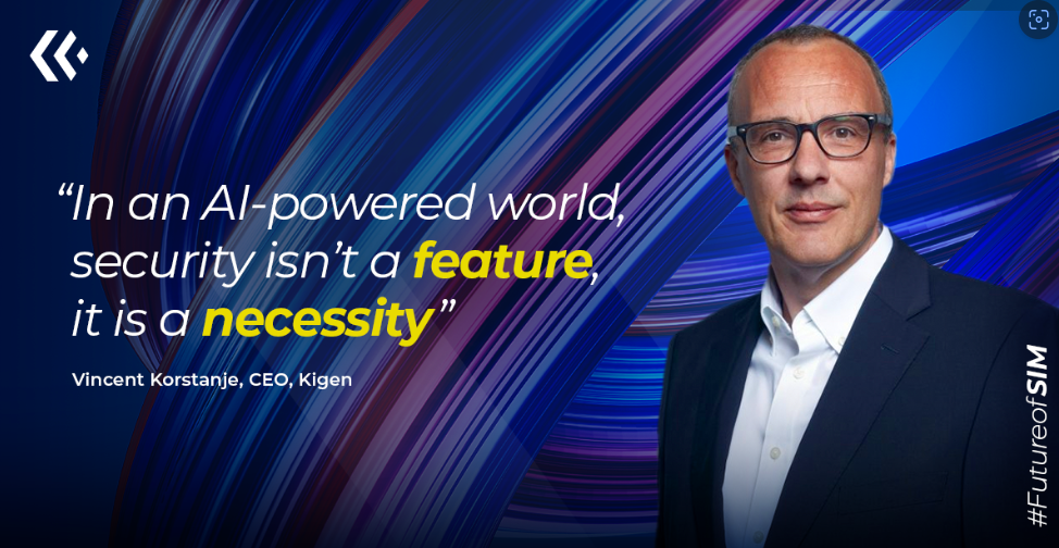 Vincent Korstanje, the CEO of Kigen