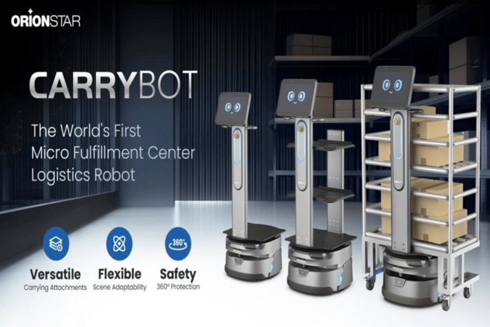 OrionStar Robotics launches CarryBot for micro-fulfillment centres