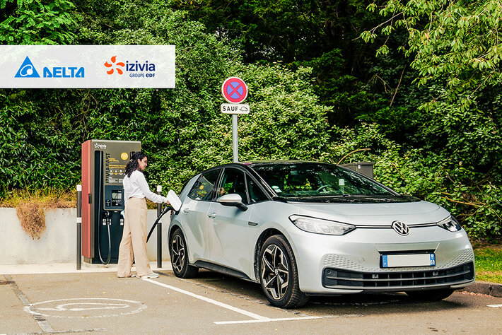 Delta and IZIVIA partner to expand France’s EV charging network