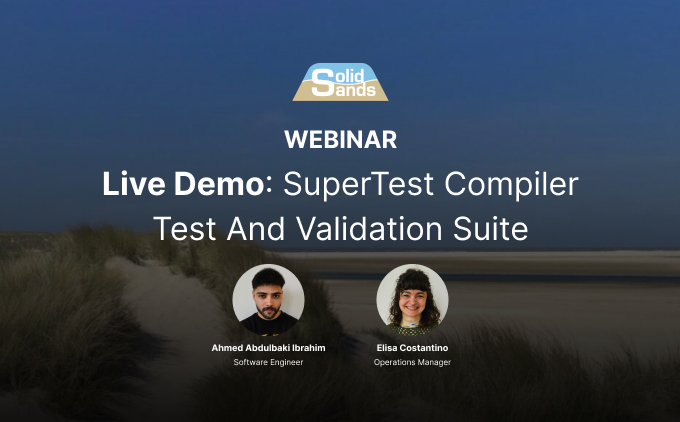 Showcasing the SuperTest compiler’s test &amp; validation suite