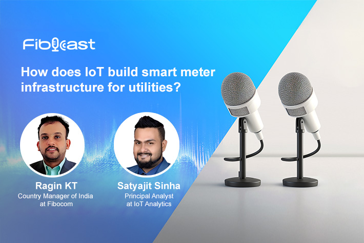 How does IoT build smart meter infrastructure for utilities?