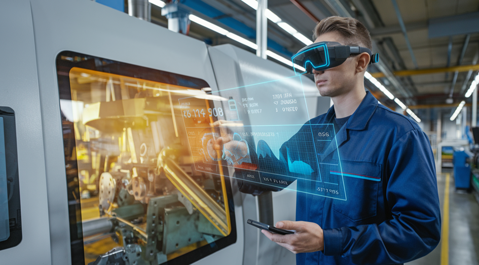 Man with VR set