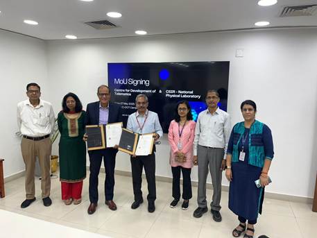 C-DOT and CSIR-NPL sign MoU to advance collaborative research in classical and quantum communications
