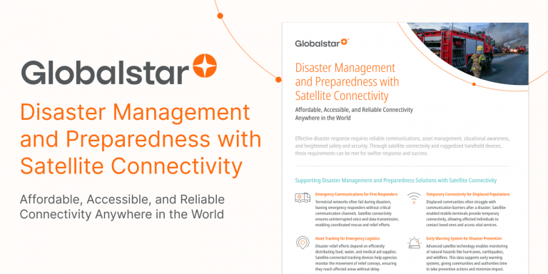 Disaster Management and Preparedness with Satellite Connectivity