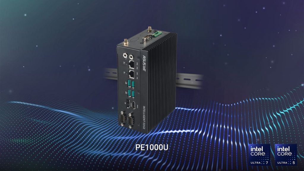 ASUS IoT introduces PE1000U rugged fanless DIN-rail industrial PC