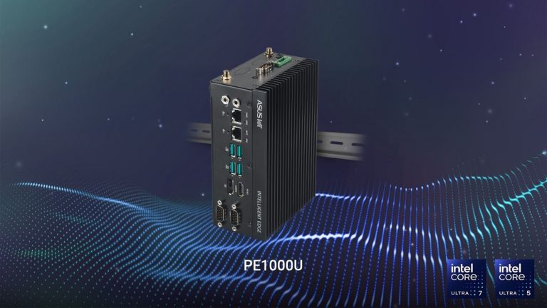 ASUS IoT introduces PE1000U rugged fanless DIN-rail industrial PC